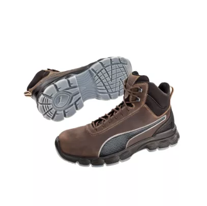 Bezpečnostná členková obuv CONDOR BROWN MID - pohľad 2