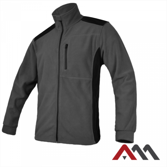 Dvojfarebná fleecová mikina POLAR 300+ GREY