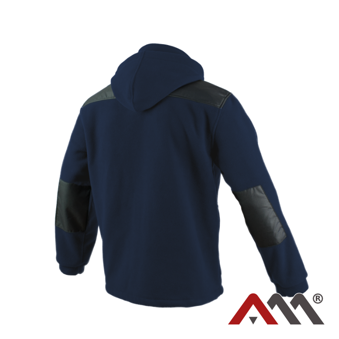 Fleecová mikina NEXO FLEECE BLUE - pohľad 3