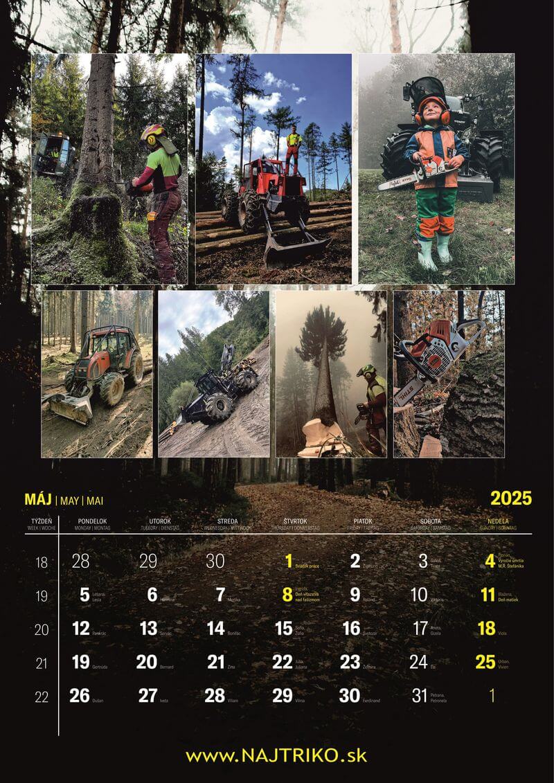 Lesnícky kalendár 2025 - pohľad 3