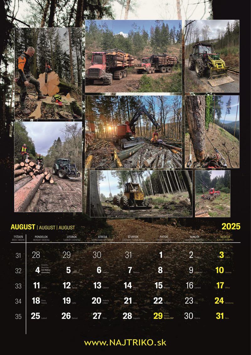 Lesnícky kalendár 2025 - pohľad 4