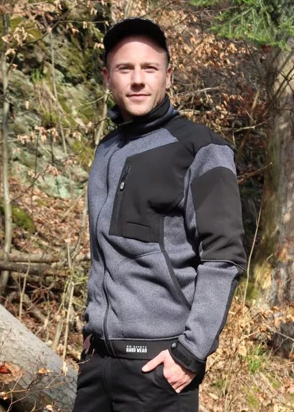 Mikina SKORPION šedá - pohľad 2