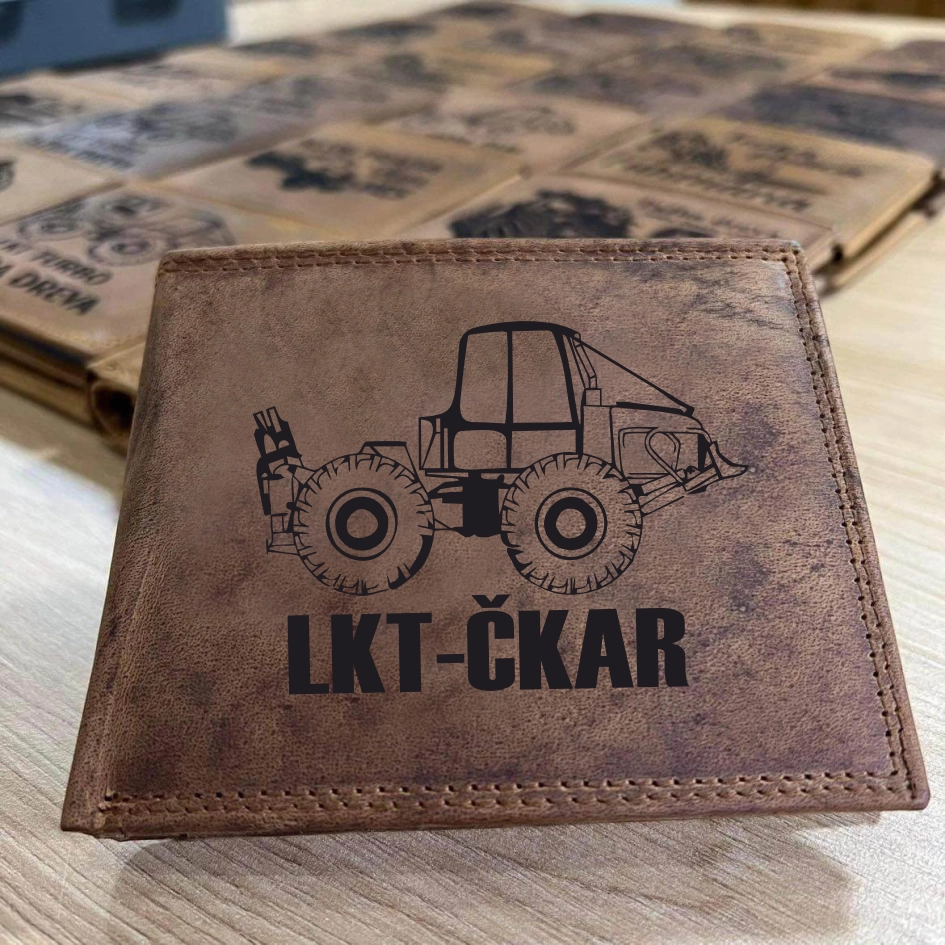 Pánska peňaženka vzor LKT-ČKAR