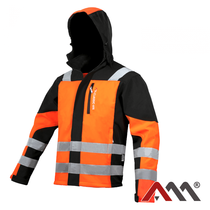 Softshellová bunda Classic-Vis Orange kategórie I