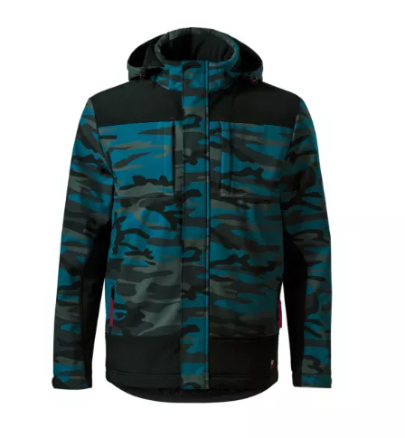 Zimná softshellová bunda VERTEX CAMO